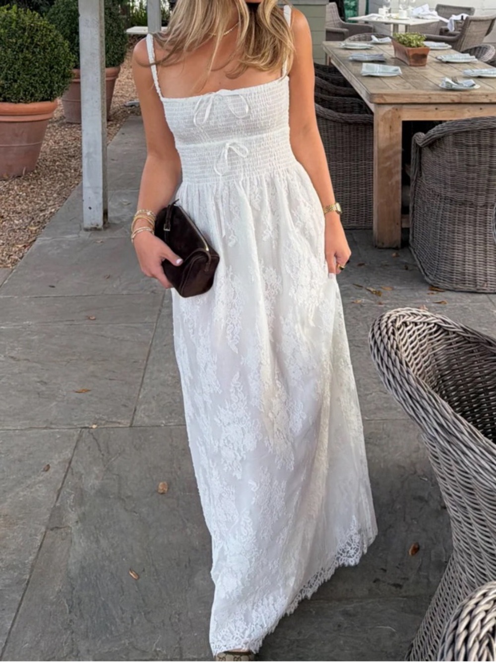SOLD OUT Hill House Larissa White lace dress